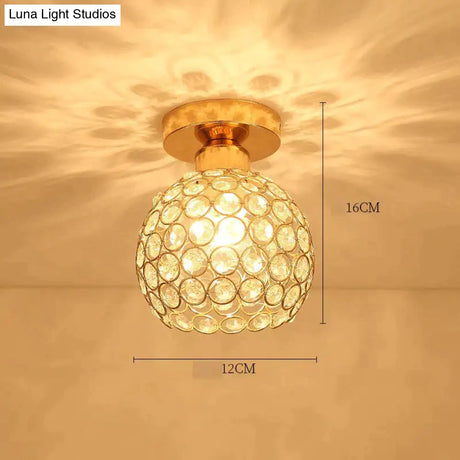 Plafonnier Led Ceiling Light Crystal Lamp Indoor Lighting For Bedroom Living Room Lights Fixture