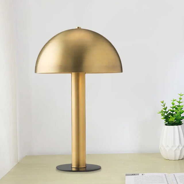 Post-Modern Iron Desk Lamp - Gold Finish Night Table Light With Plug-In Cord