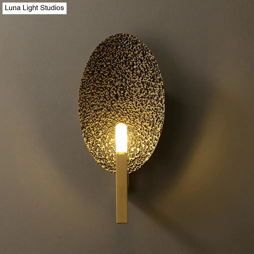 Post-modern Luxury Copper Wall Lamp Simple Creative Retro Personality Living Room Bedroom Study Aisle Wall Lamp Copper