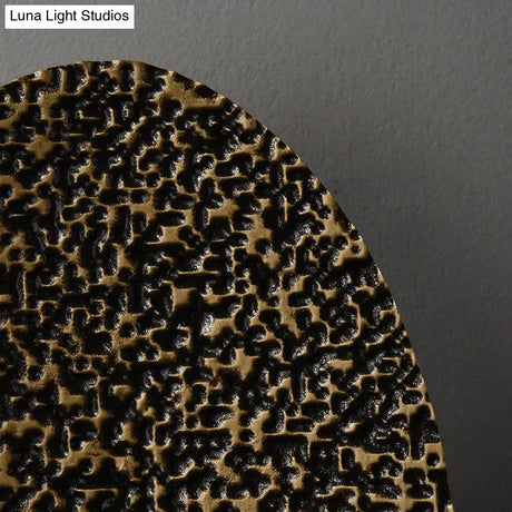 Post-modern Luxury Copper Wall Lamp Simple Creative Retro Personality Living Room Bedroom Study Aisle Wall Lamp Copper