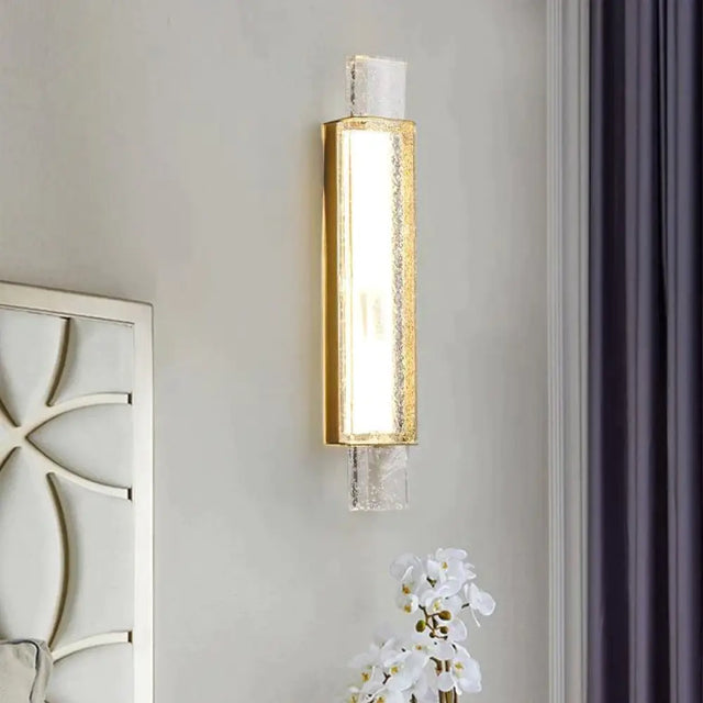 Post-Modern Luxury Simple Creative Bedroom Copper Wall Lamp Lamps