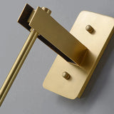 Postmodern Light Luxury Simple Bedroom Bedside Full Copper Wall Lamp Lamps