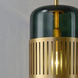 Postmodern Light Luxury Simple Bedroom Bedside Full Copper Wall Lamp Lamps