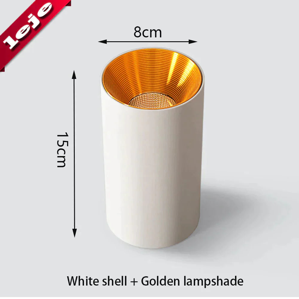 Led Ceiling Light 8*15Cm Mounting Surface Ceiling Lamp 10W Cylinder For