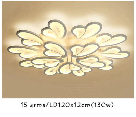 Modern Led Ceiling Lights For Living Room Dining Bedroom Foyer Luminaries White Frame Lamps Input