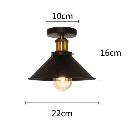 Vintage Ceiling Lamp For Living Room Bedroom Lamps Decorative Luminaire Bathroom Bar Retro Light