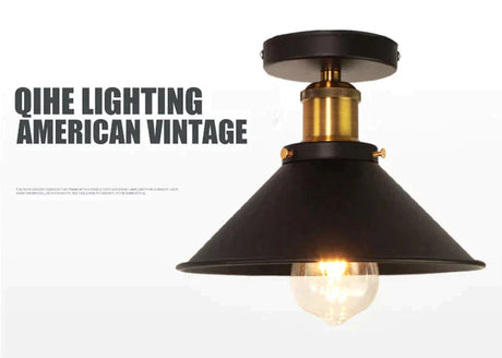 Vintage Ceiling Lamp For Living Room Bedroom Lamps Decorative Luminaire Bathroom Bar Retro Light