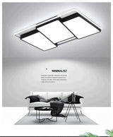 Modern Ceiling Lights Remote Dimmable Led Lamp Fixture For Dining Living Room Bedroom Kitchen Home