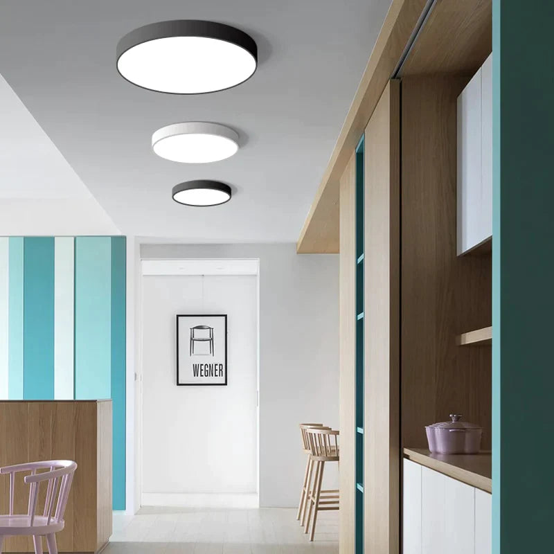 Nordic Led Ceiling Lights Ultra Thin Modern Lighting