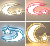 Kids Art Deco Ceiling Lights White Blue Pink Color For Boy Girl Bedroom Study Room Luminaria