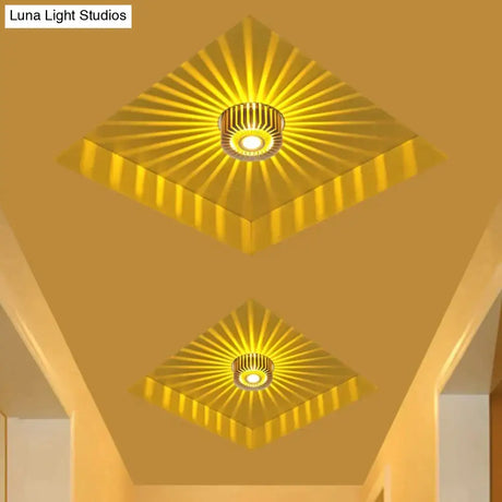 Rebecca - Modern Ceiling Light Colorful Indoor Led Lamp 3W Wall Sconce For Gallery Balcony Lamp