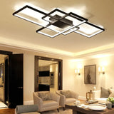 Rectangle Aluminum Modern LED Ceiling Lights For Living Room Bedroom Ceiling