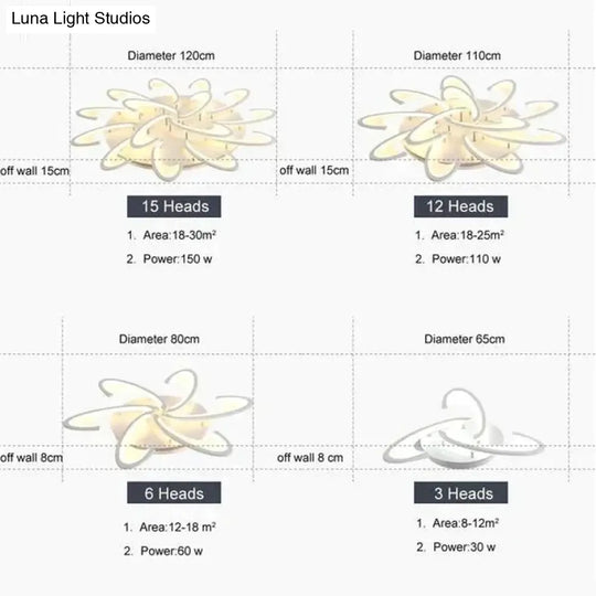 Remote Control Led Ceiling Lights With Ultra-Thin Acrylic Flush Mount Lamp