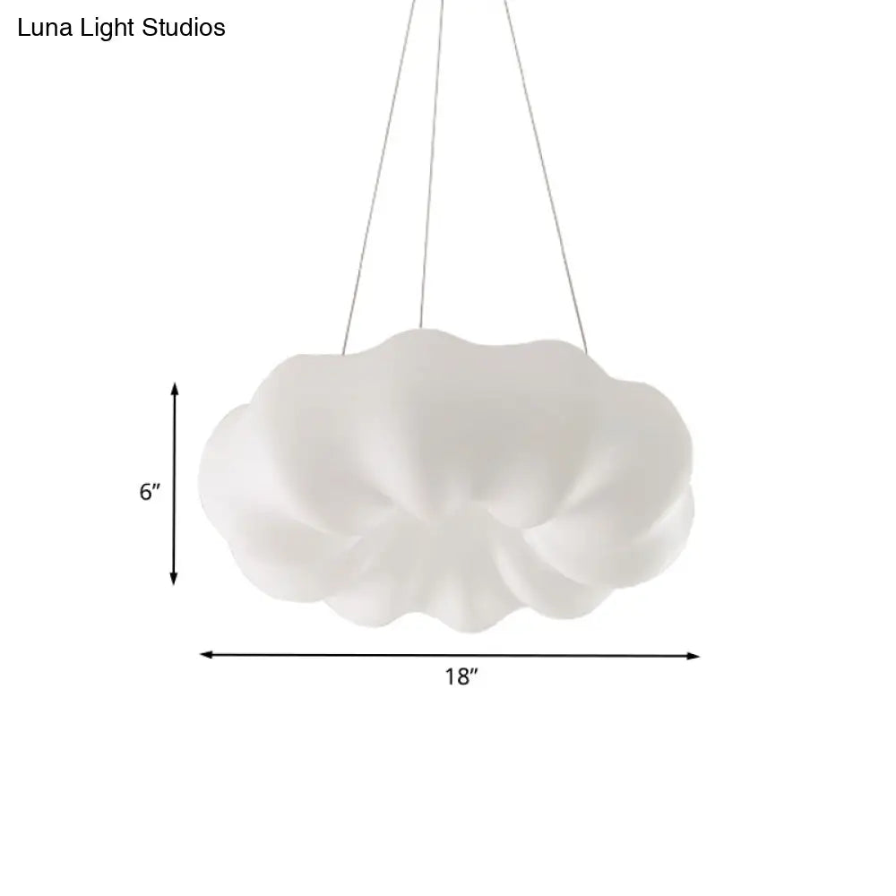Rosanna - Cloud Bistro Pendant Lamp: Plastic Minimalist Led Ceiling Light
