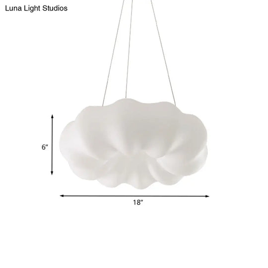 Rosanna - Cloud Bistro Pendant Lamp: Plastic Minimalist Led Ceiling Light