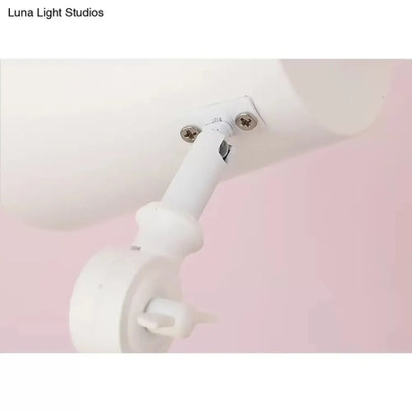 Rotatable Metal Bunny Desk Light - Modern Stylish Lamp (White Finish)
