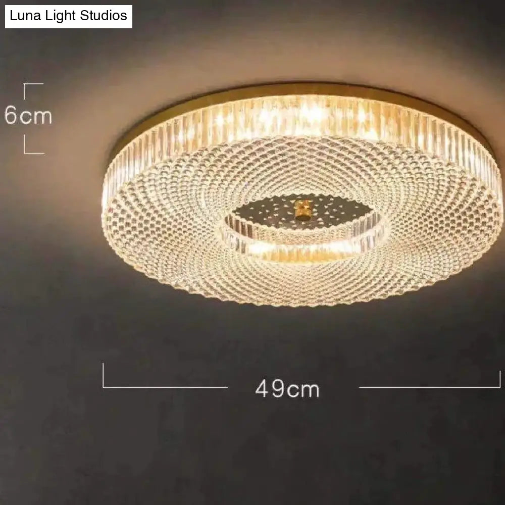 Round Light In The Bedroom Led Ceiling Lamp