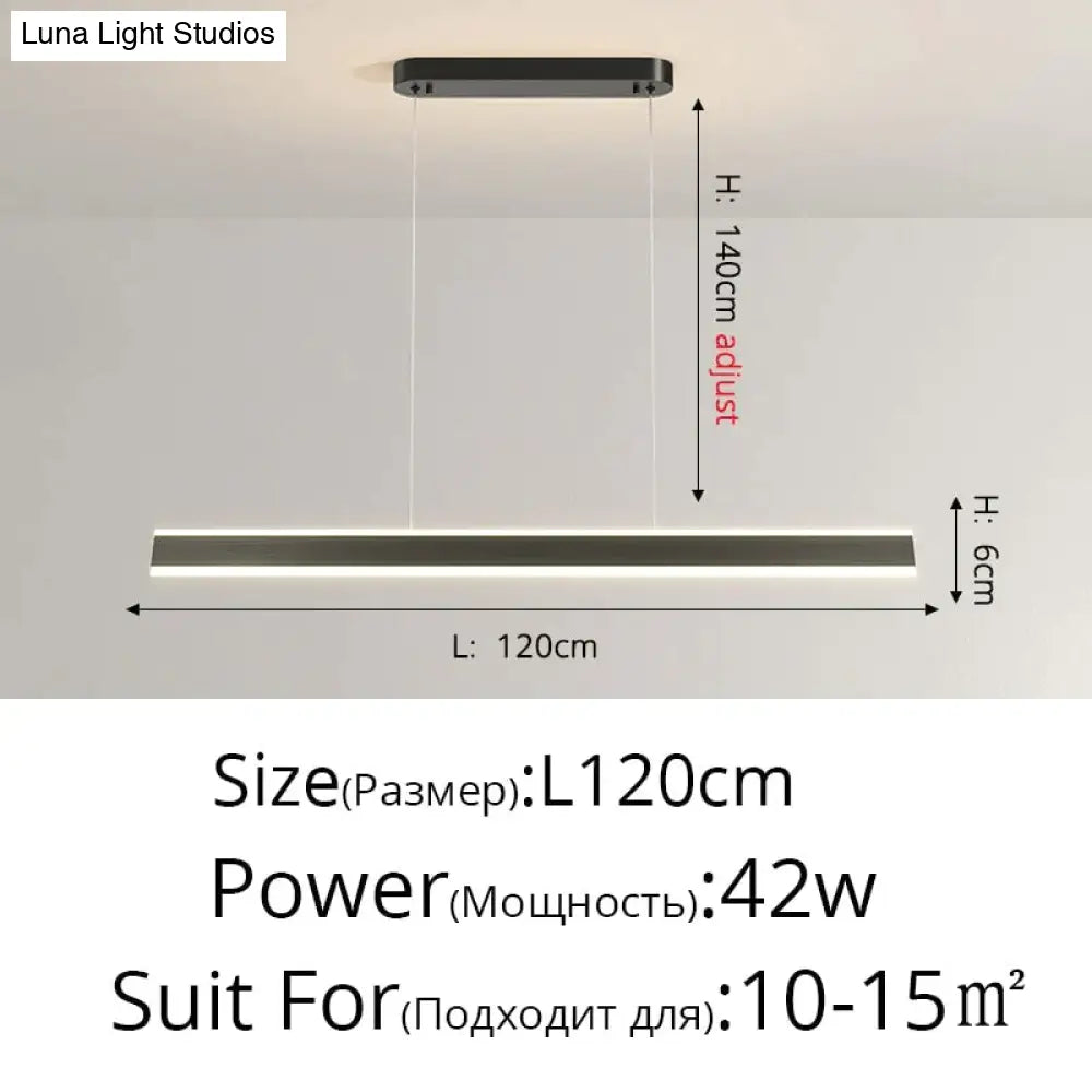 Salix V - Modern Minimalist Led Dimmable Bar Pendant Light Pendant