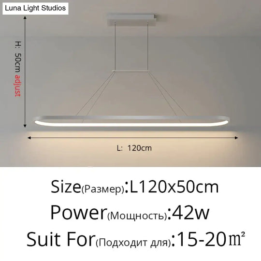 Salix V - Modern Minimalist Led Dimmable Bar Pendant Light Pendant