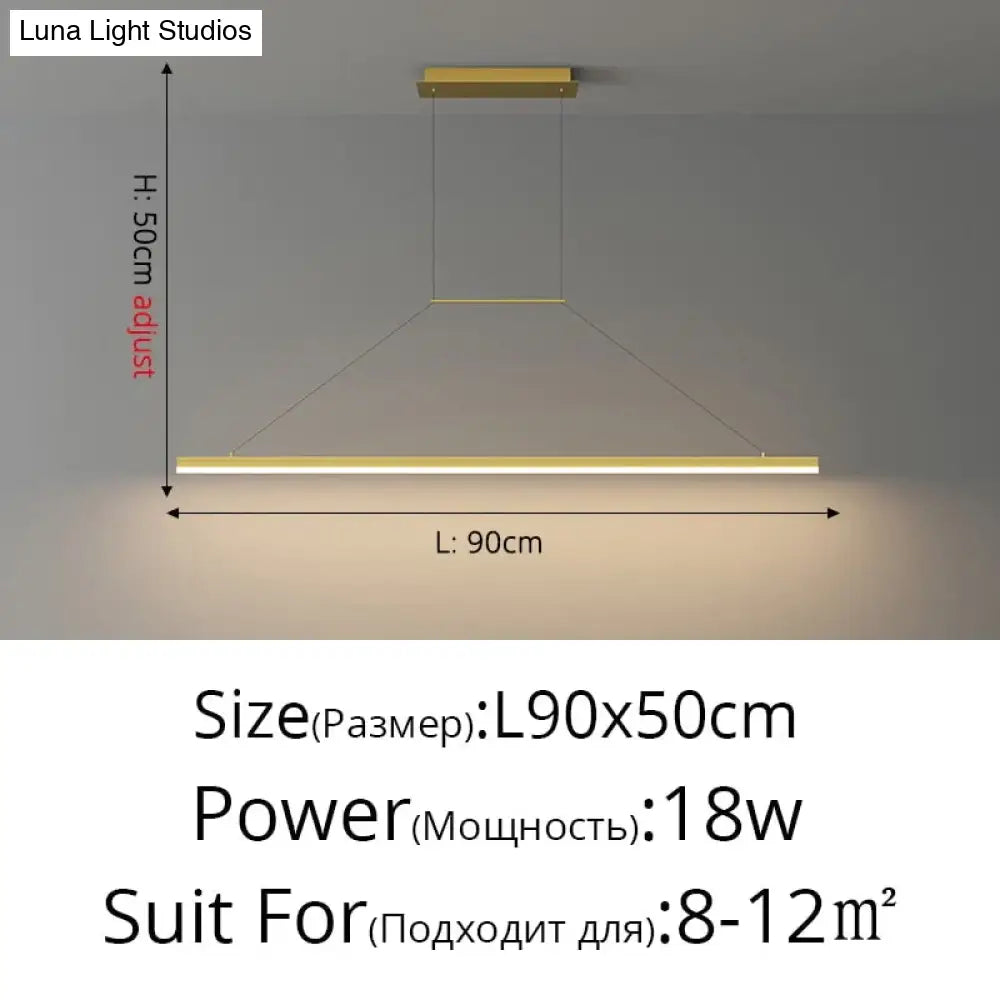 Salix V - Modern Minimalist Led Dimmable Bar Pendant Light Pendant
