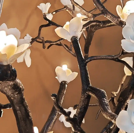 Seraphina Nordic Branch LED Chandelier Dimmable Chrome Pendant Light BLACK / L120xW60xH50CM / warm light(3000k)