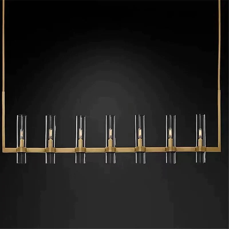 Serenity – runder Kronleuchter aus klarem Glas von American Loft Lighting