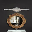 Silver Vanity Light Fixture - Classic Metal Led Sconce Lamp (19.5/23.5/26) White/Warm / 19.5 White