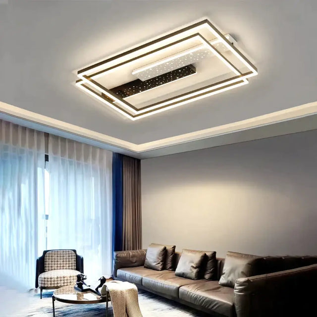 Simple Atmosphere Luxury All Over The Sky Star Led Ceiling Lamp In Living Room Ceiling