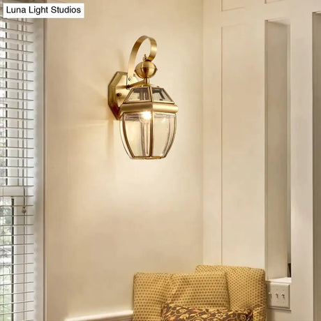 Simple Country Style of Outdoor Copper Wall Lamp Copper Wall Lamps