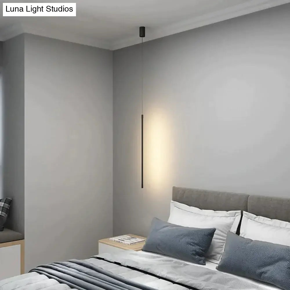 Simple Line Pendant Lights Hanging Lamp Lighting Restaurant Bar Hall Light Creative Geometry Lines