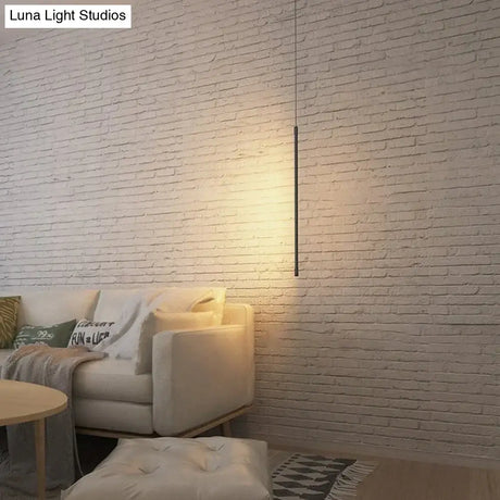 Simple Line Pendant Lights Hanging Lamp Lighting Restaurant Bar Hall Light Creative Geometry Lines