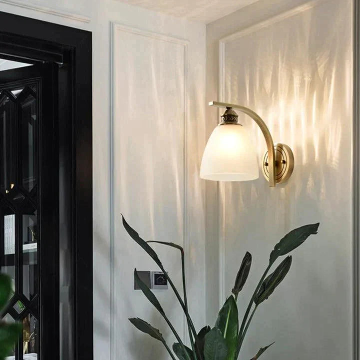 Simple Living Room Lamp Corridor Copper Wall Lamp Copper Wall Lamps