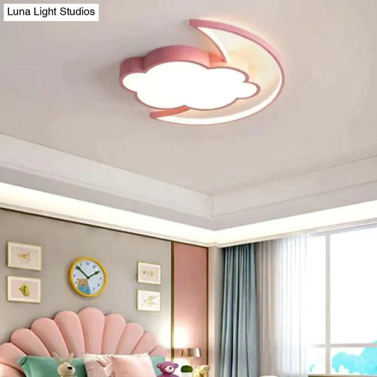 Simple Modern Bedroom Cloud Ceiling Lamp