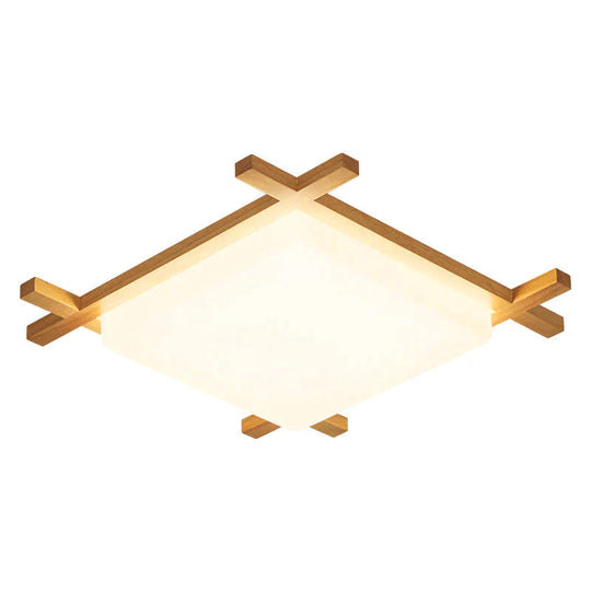 Simple Modern Corridor Corridor Square Log LED Living Room Lamps Ceiling