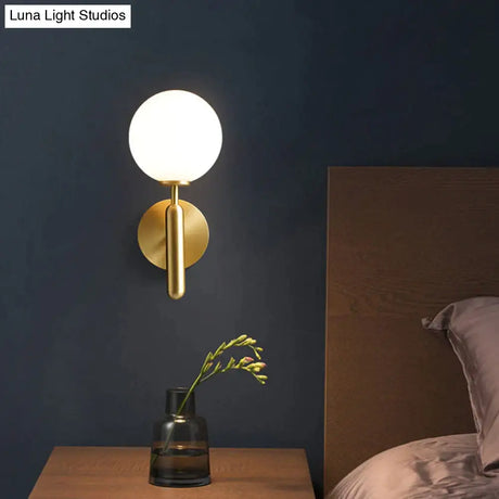 Simple Nordic Modern Bedroom Bedside Copper Wall Lamp Copper Wall Lamps