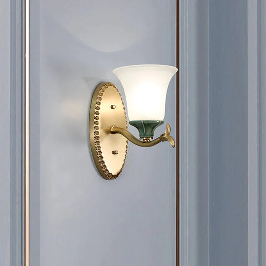 Einfache Retro Treppenhaus Lampe Schlafzimmer Nacht Kupfer Wand Lampe