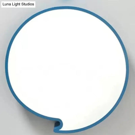 Simple Style Round Flush Mount Ceiling Light For Living Room - Acrylic And Metal Construction