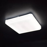 Simplicity Acrylic Ceiling Flush Mount Light For Living Room - Square Design White / 8.5