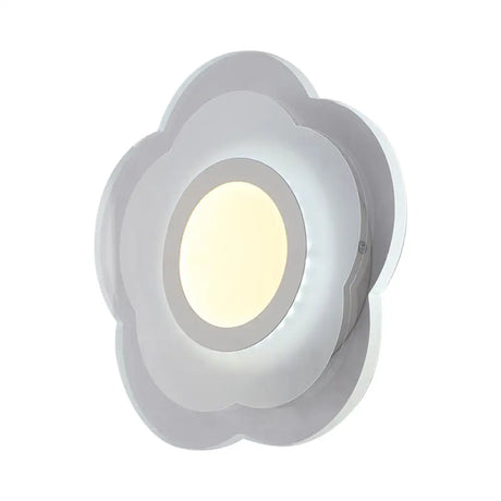 Simplicity Flush Wall Sconce: Bedroom Led Light Kit In Warm/White