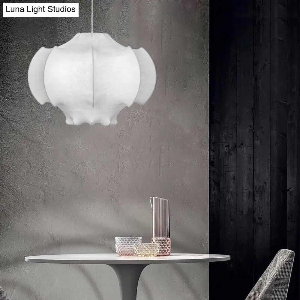 Simplicity Glass Cloud Hanging Lamp - 1 Light Pink/Yellow/Blue Ceiling White