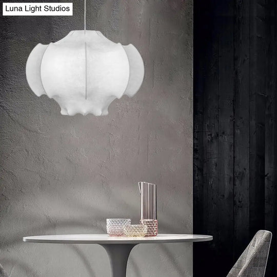 Simplicity Glass Cloud Hanging Lamp - 1 Light Pink/Yellow/Blue Ceiling White