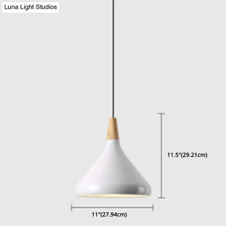Simplicity Pendant Light With Multi Color Options - Nordic Macaroon Aluminum Lampshade Perfect For