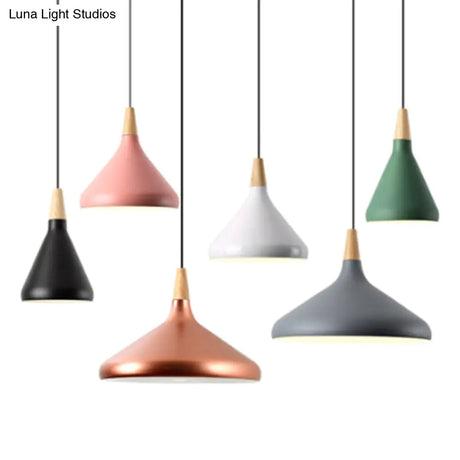 Simplicity Pendant Light With Multi Color Options - Nordic Macaroon Aluminum Lampshade Perfect For