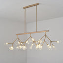 Sleek Firefly Pendant Light: Clear Glass Shade & Led Perfect For Dining Rooms Or Hanging Over An