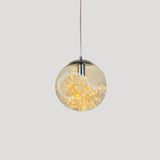 Sleek Geometric Led Pendant Light Suspension Fixture With Clear Glass For A Stunning Bedroom