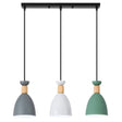Sleek Hanging Ceiling Pendant Light With Tapered Metal Shade - Perfect For Dining Rooms Black /