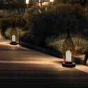 Sleek Iron Floor Light With Acrylic Shade - Ideal For Outdoor Areas Brown / 8