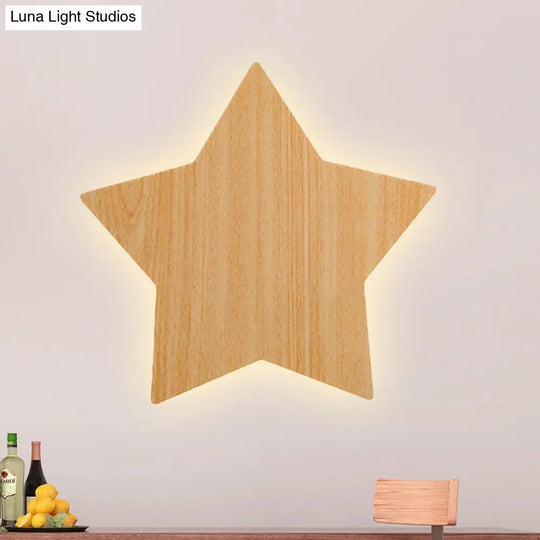 Sleek Led Wood Wall Light For Hallway & Kitchen - Slim Contemporary Design