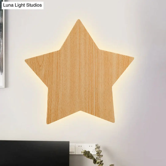 Sleek Led Wood Wall Light For Hallway & Kitchen - Slim Contemporary Design