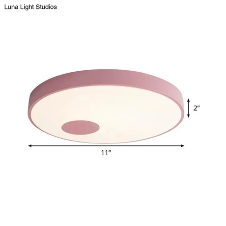 Sleek Nordic Candy Colored Ceiling Lamp For Kindergartens